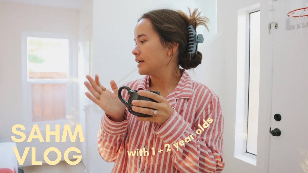 YouTube post by @laurynwillkomm for Mint And Lily. Caption reads: stay at home mom vlog with 1 & 2 year olds 🧸.