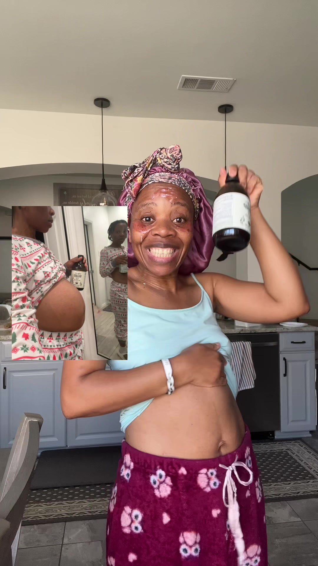 TikTok post by @clashy2019 for Triquetra Health. Caption reads: Take my money🌟👌🏾#bloatingrelief #guthealth....