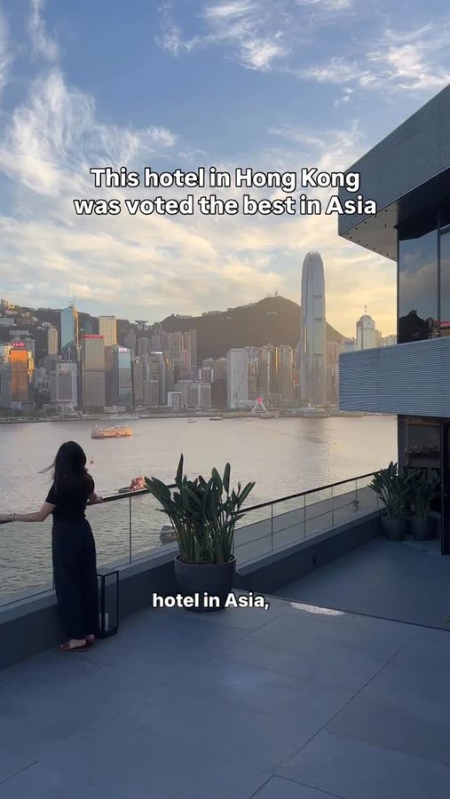 Instagram post by @bonnieszeng for Travel + Leisure. Caption reads: Luxurious suites, world-class dining, and stunning....