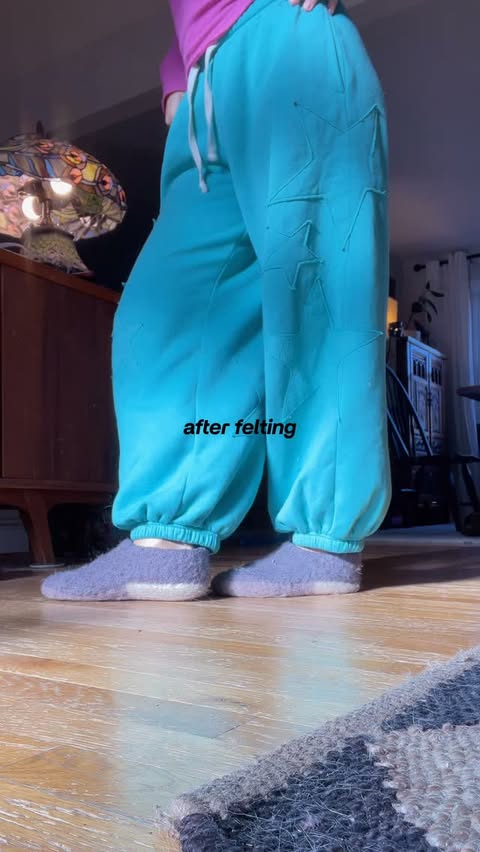 Instagram post by @knittingfae for Knit Picks. Caption reads: I took a little break from gift knitting to make....