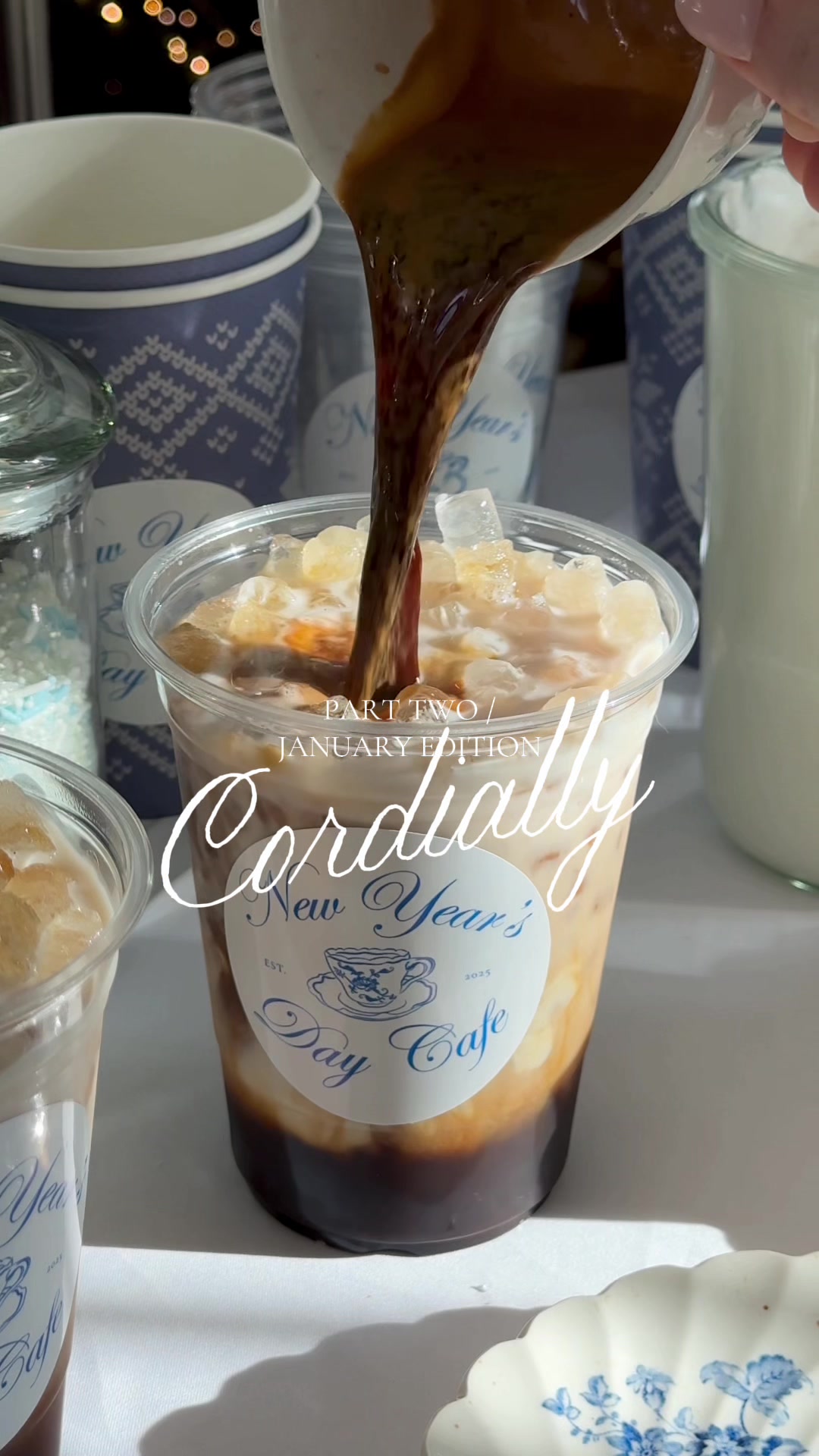 TikTok post by @kaylaskitchandfix for Nuuly. Caption reads: Pt. 02 — The New Year’s Day Cafe (year 2!) Head to....