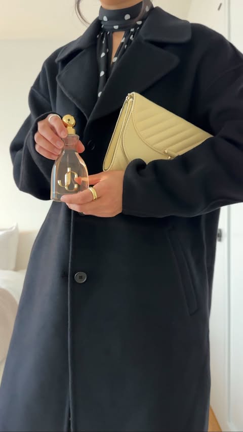 Instagram post by @judyxkam for Jimmy Choo. Caption reads: [...] for a signature flirty and festive....