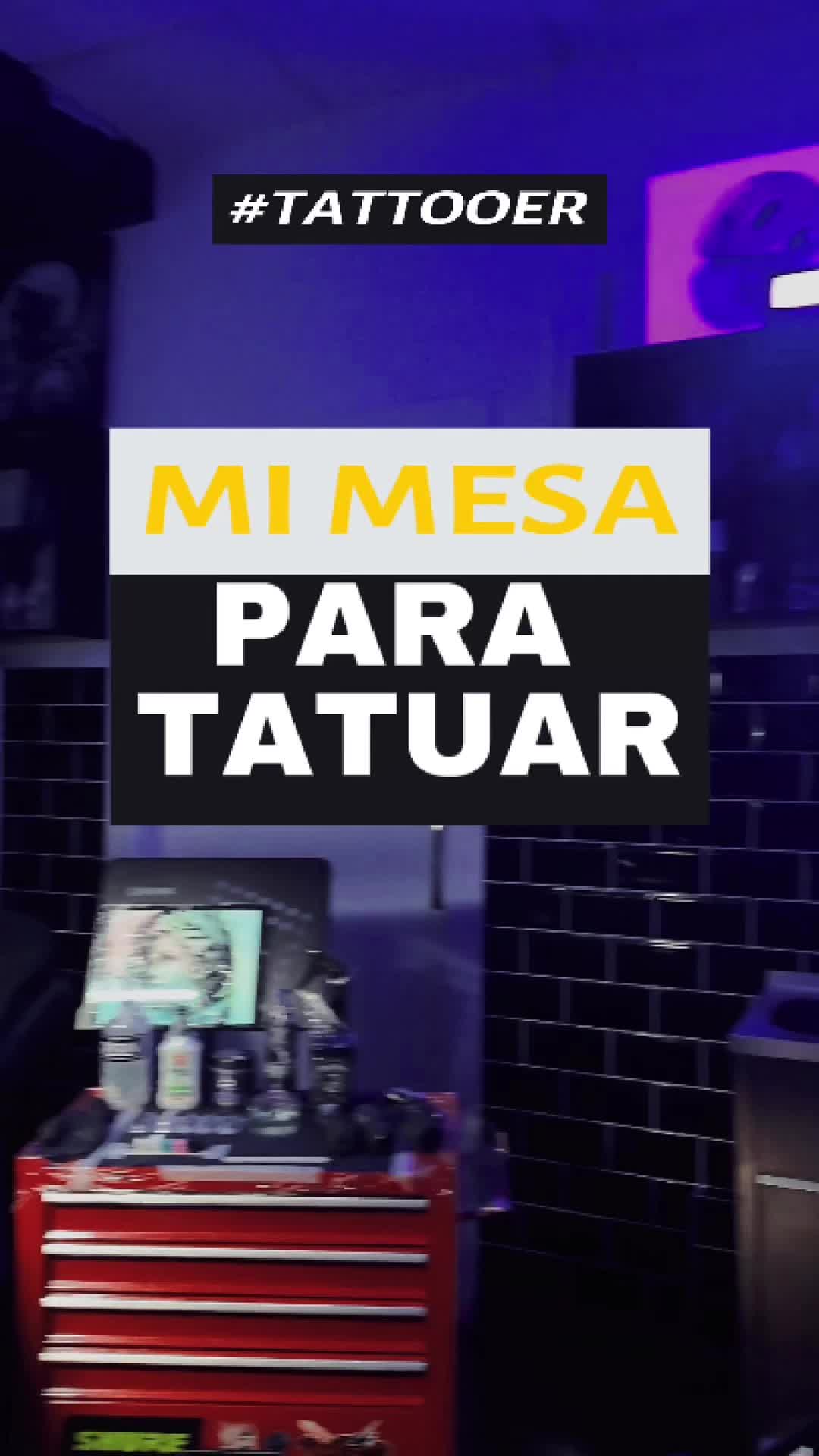 TikTok post by @castilloruthlesstattoo1 for EZ Tattoo Supply. Caption reads: [...] PARA NO PERDERTE LOS DIRECTOS. @EZ Tattoo....