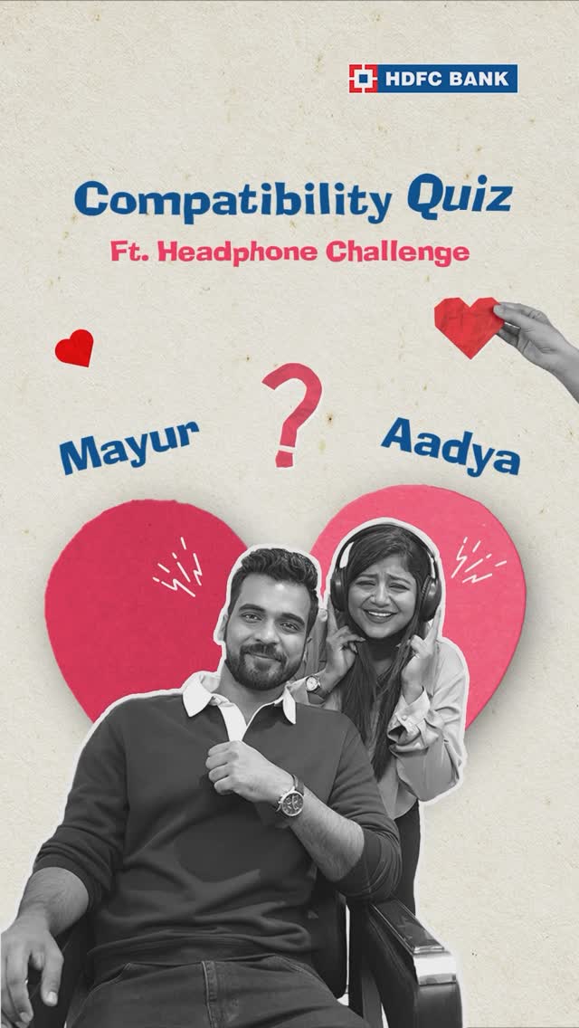 Instagram post by @aadu_mayy for HDFC Bank. Caption reads: Not just Happily Ever After, we’re also....