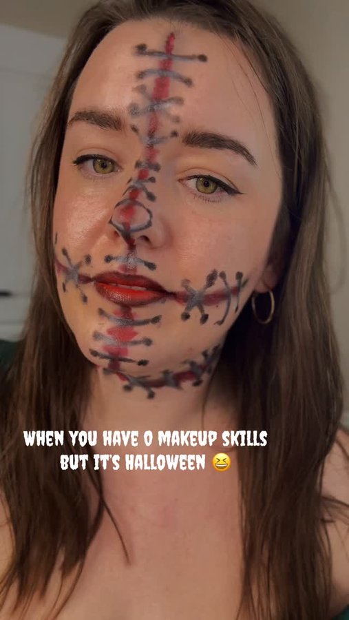 Instagram post by @let.me.try.pls for CeraVe UK&I. Caption reads: #ad| Okay so… I have zero makeup skills so it....