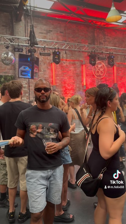 Instagram post by @m.felix88 for Untitled Group. Caption reads: [...] to be at @dj.boring x @lbakalabat....