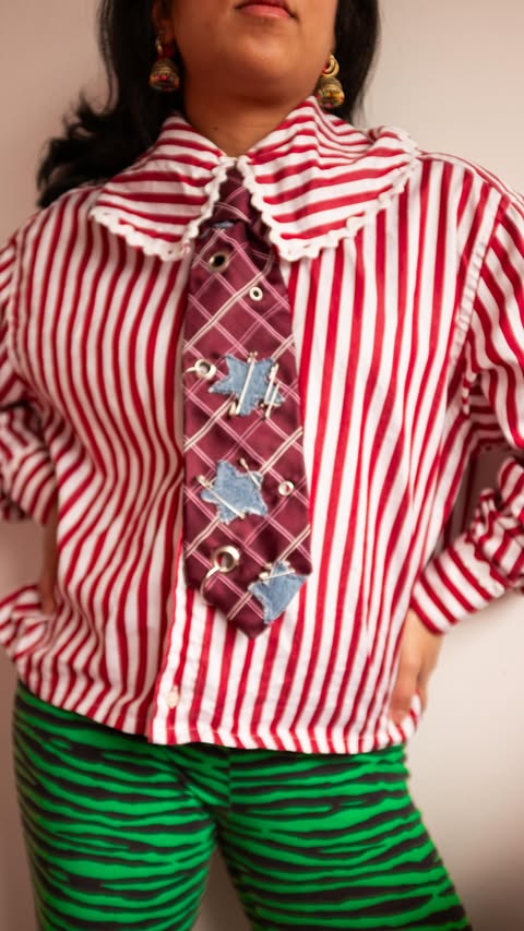 Instagram post by an influencer for Grandpa’s Shirts. Caption reads: [...] Shirt previous ad/pr item @grandpasshirts....