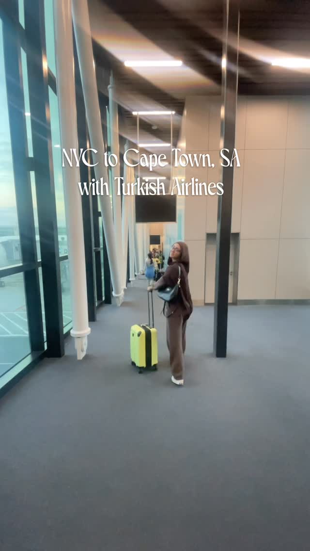 Instagram post by @zahr4 for Turkish Airlines. Caption reads: 2 flights and around 24 hours of travel later, and....