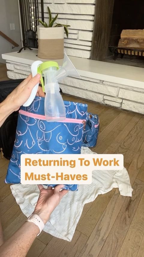 Instagram post by @breezy__babies for Sarah Wells Bags. Caption reads: 💛Repeat after me: Just because I’m returning to....