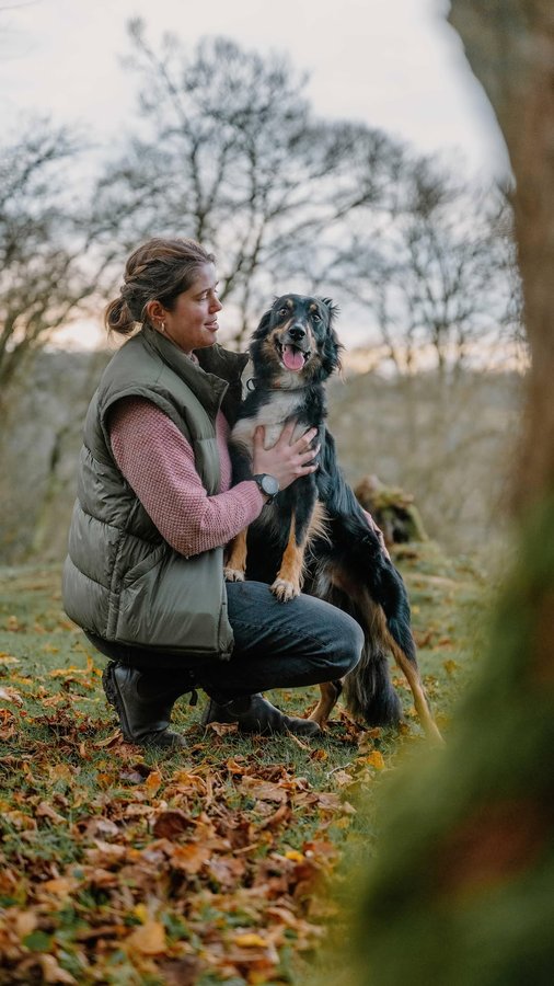 Instagram post by @annablackwell for Finisterre. Caption reads: [...] the ultimate versatile coat! One @finisterre....