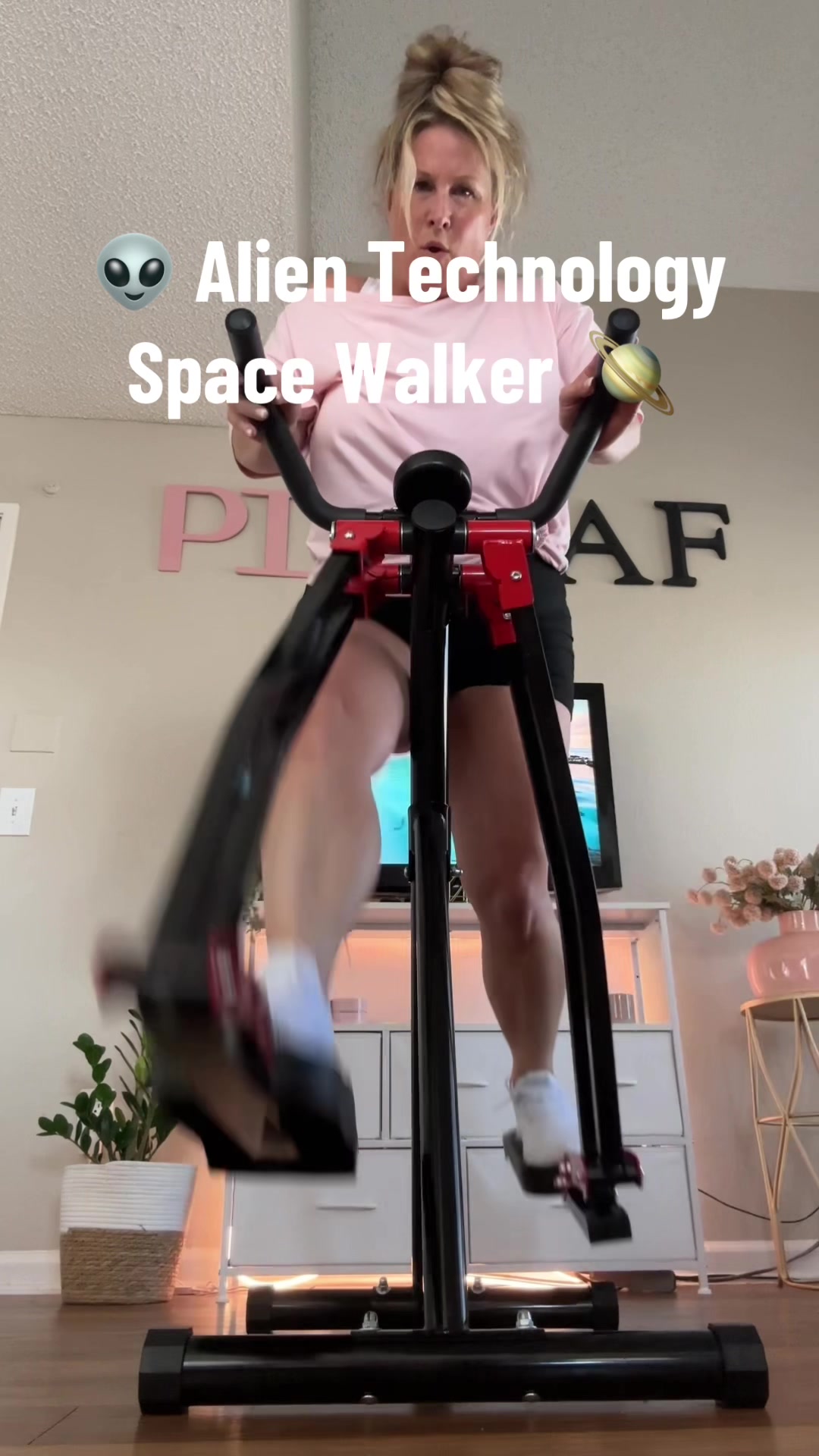 TikTok post by @pinkafgirl for Hotwave. Caption reads: [...] You need to get the Spacewalker today.....