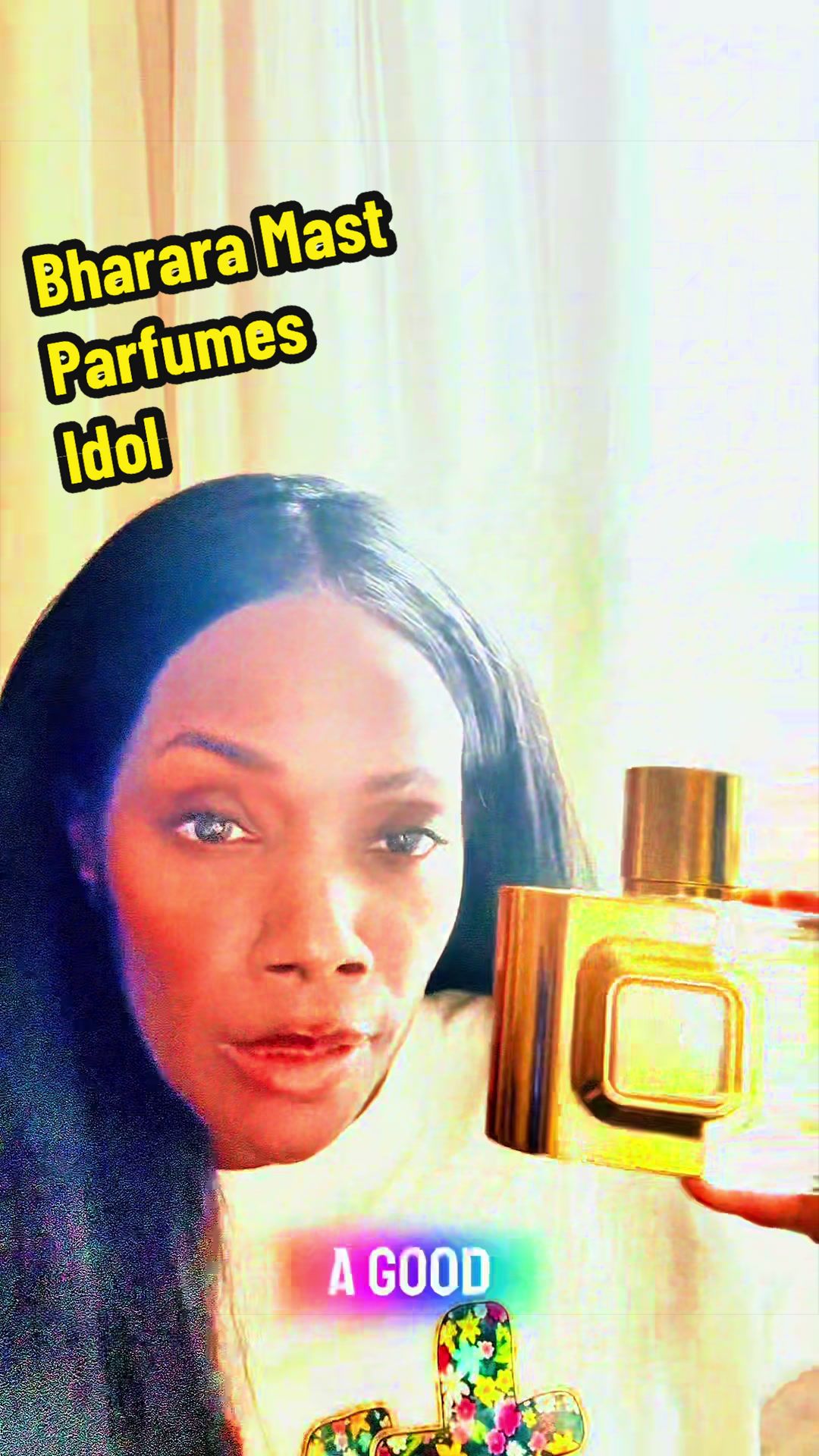 TikTok post by @kesha_the_brand for Bharara Beauty. Caption reads: @Bharara Beauty @turah21 #vanillaperfume [...].
