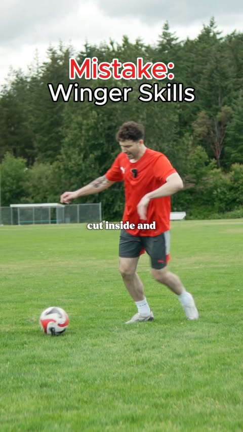 Instagram post by @footballfundamental for Xbotgo. Caption reads: [...] you get wide. Record your games with XbotGo....