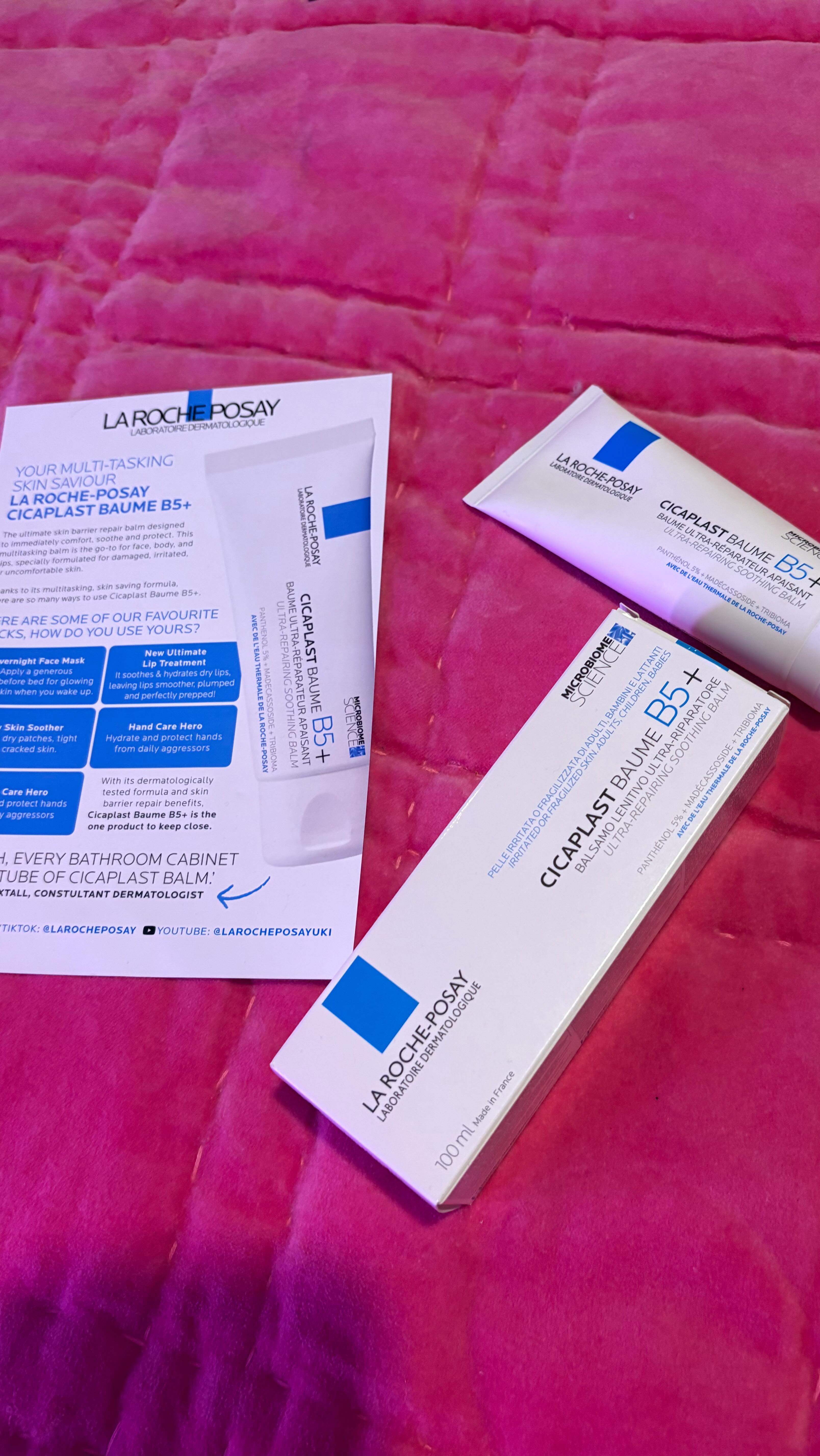 Instagram post by @aggielang for La Roche-Posay. Caption reads: AD| @larocheposay....