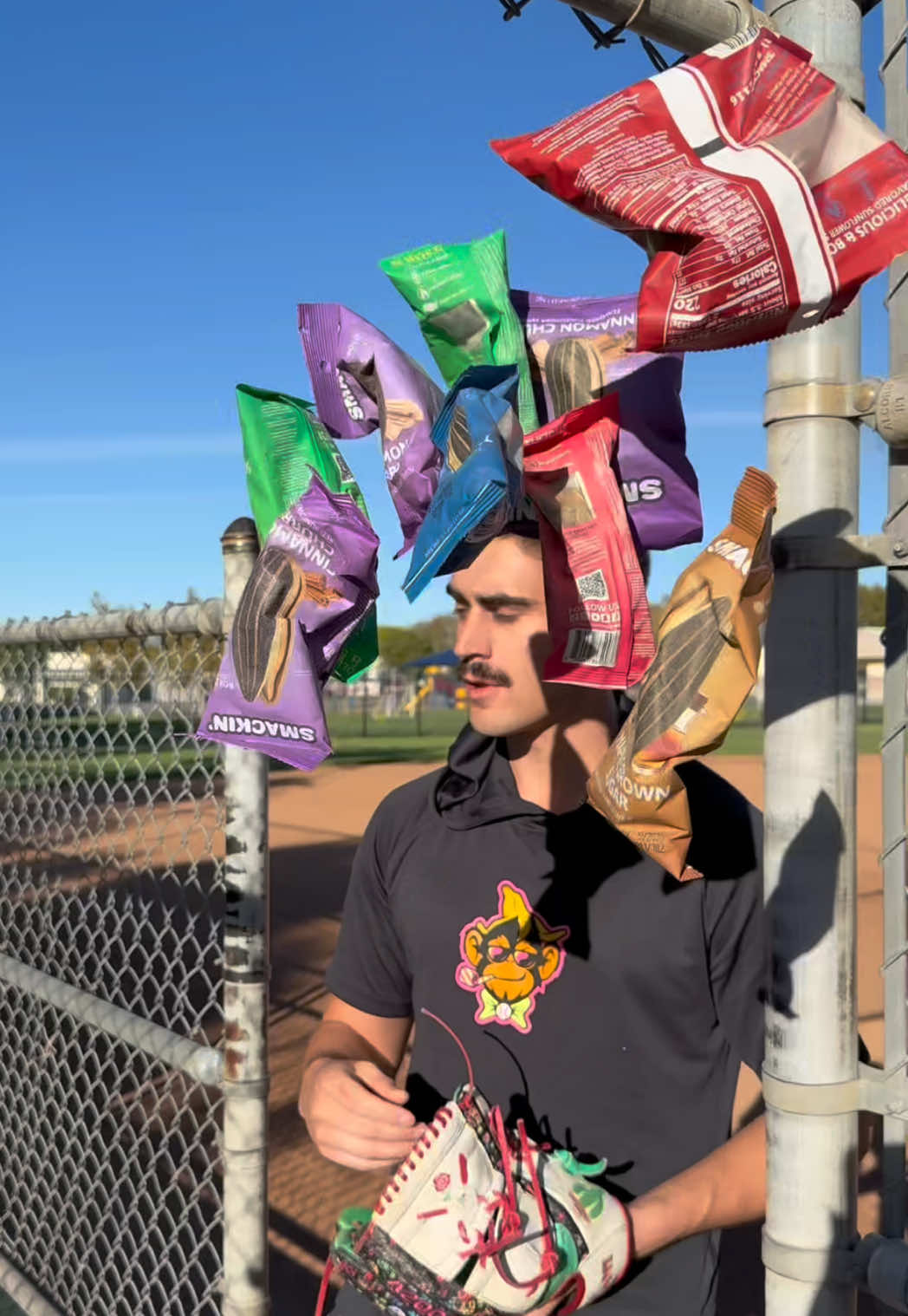 TikTok post by @riyrod for Smackin' Sunflower Seeds. Caption reads: @SMACKIN’ Sunflower Seeds are a GAME CHANGER‼️....