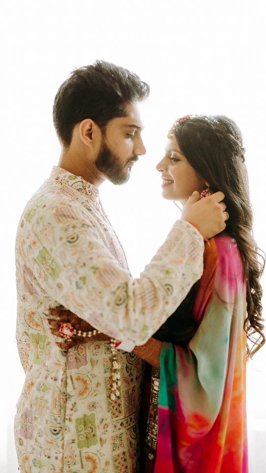 Instagram post by @photographyshashanks for VOGUE India. Caption reads: A small glimpse from beautiful wedding of Hriday &....