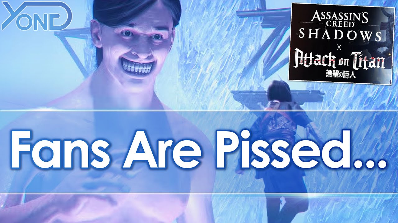 YouTube post by @YongYea for IGN. Caption reads: Fans Can't Believe How Bad The AC Shadows/Attack....