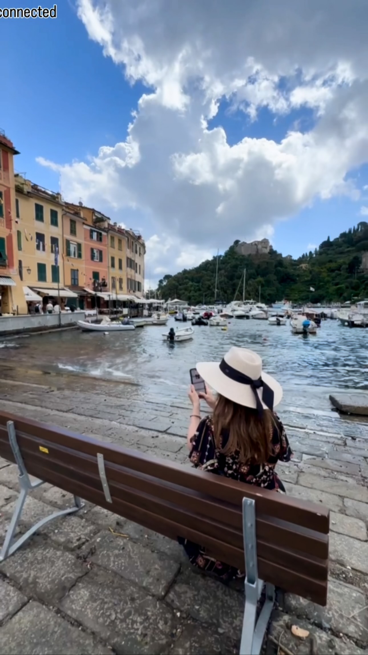 Instagram post by @spatravelgal for Holafly. Caption reads: I used @holafly_esim throughout my trip to Italy,....