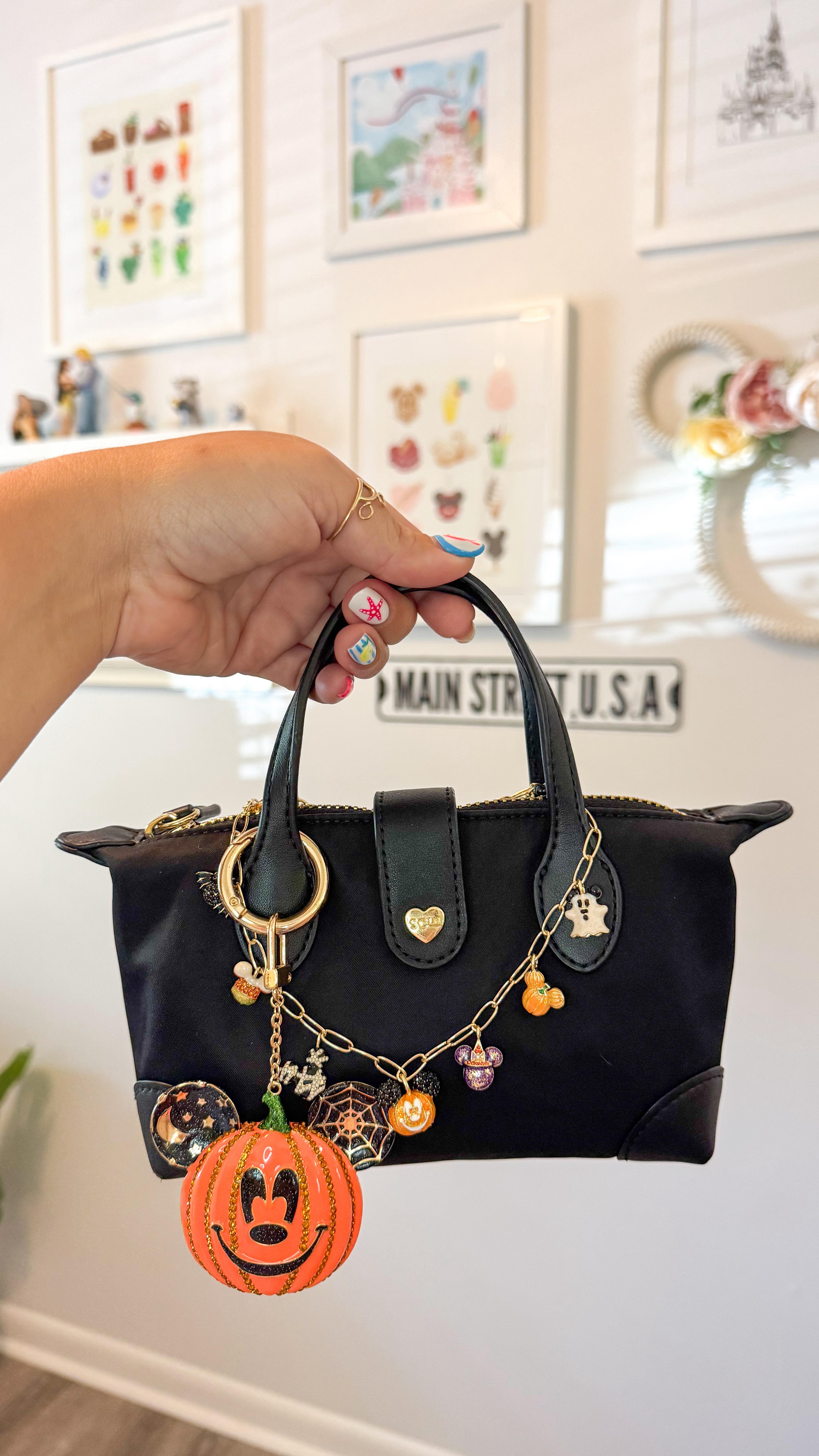 Instagram post by @karasindizagain for BaubleBar. Caption reads: You know it’s Halloween when @baublebar /....