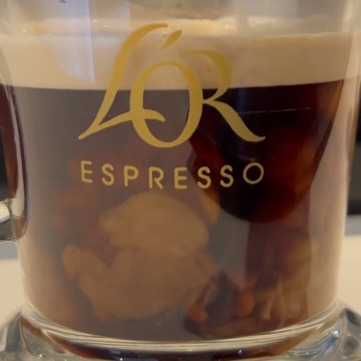 Instagram post by @aneeqahfataar for L'OR ESPRESSO. Caption reads: [...] love the L’OR Maranello DECAF 🤰🏻....