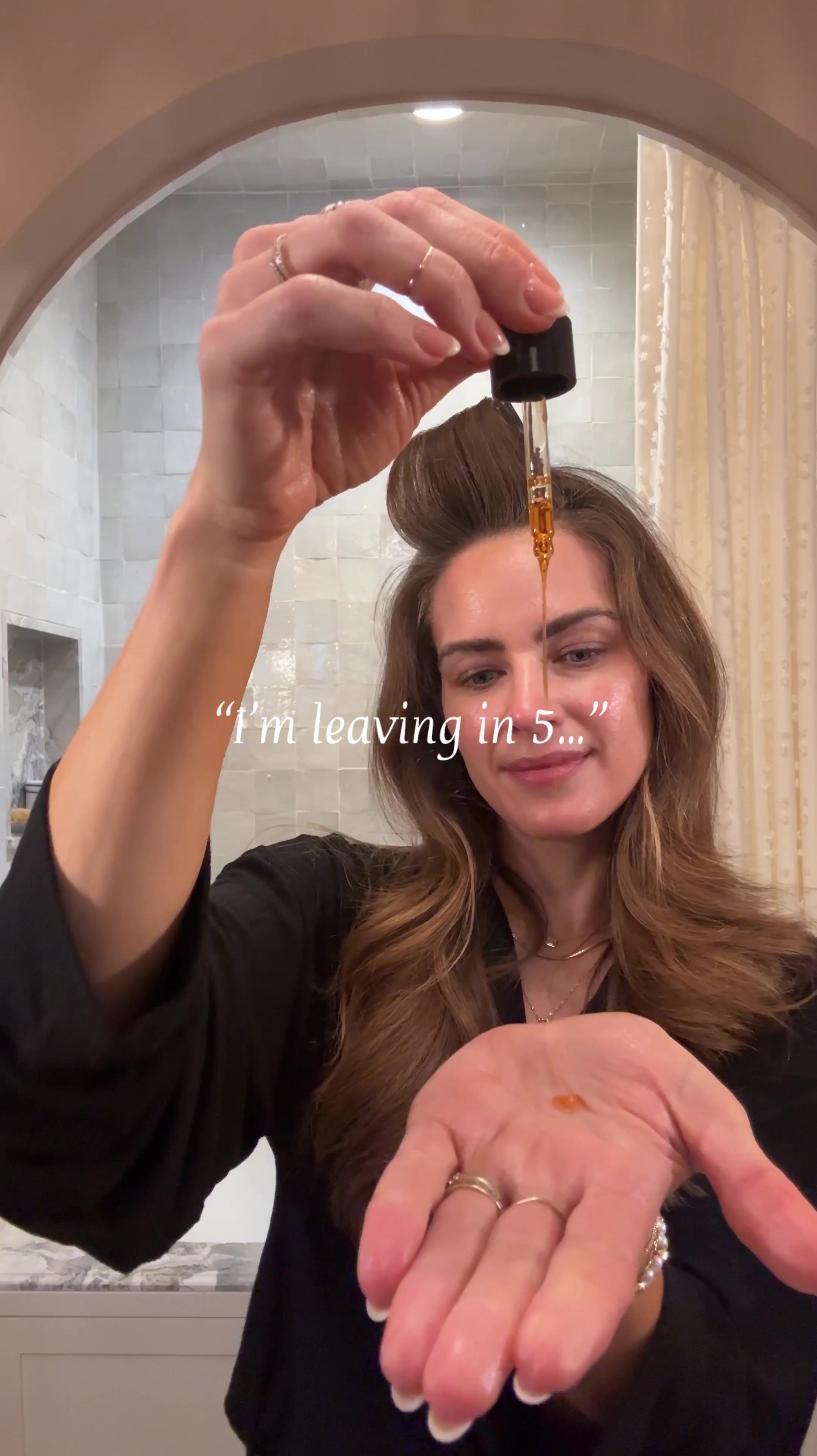 TikTok post by @aloprofile for true Botanicals. Caption reads: Be ready in 5!! 🤭 There’s really something about....