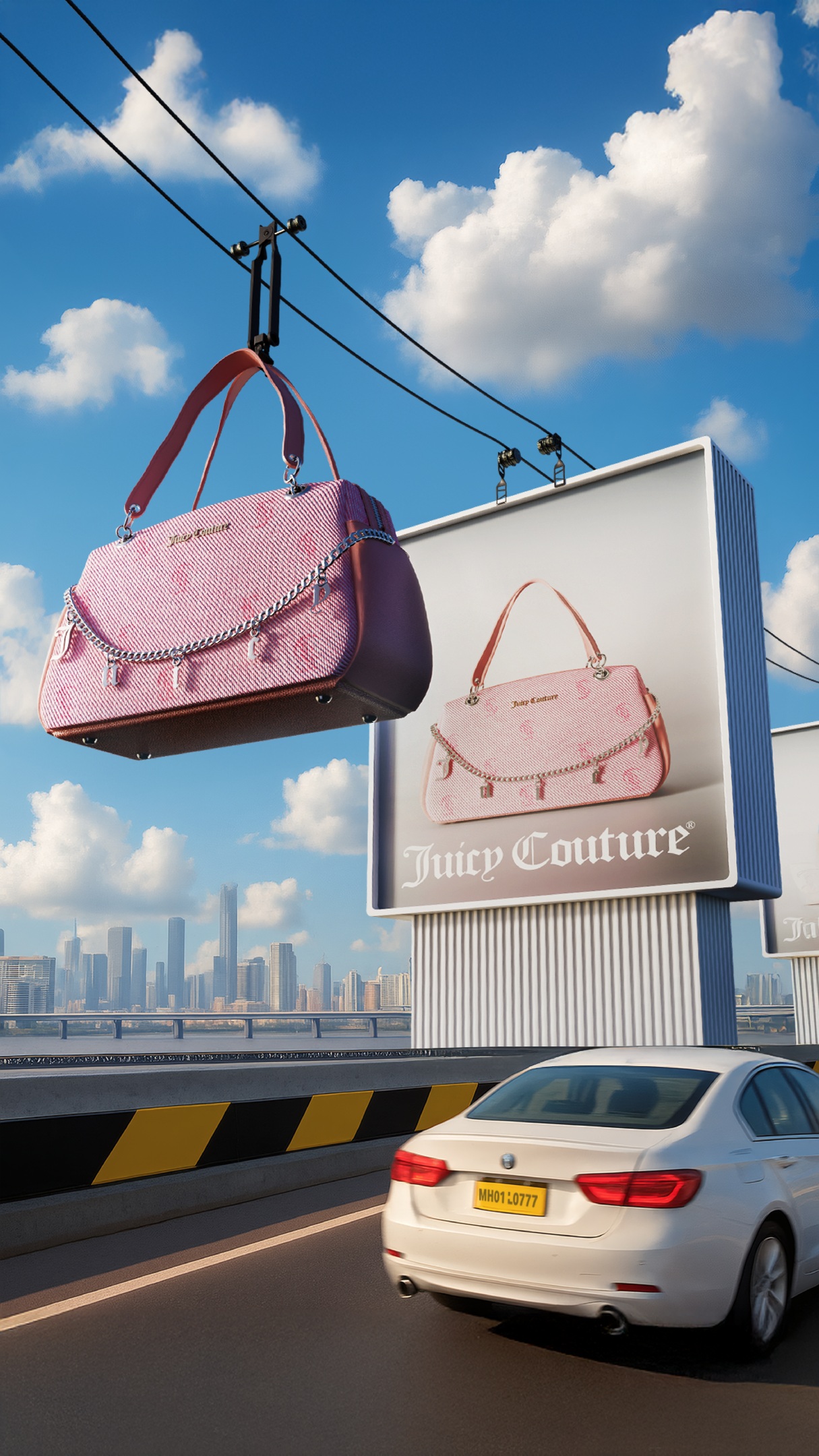 Instagram post by @whatsyellow for Juicy Couture. Caption reads: [...] became our runway.

Created for....