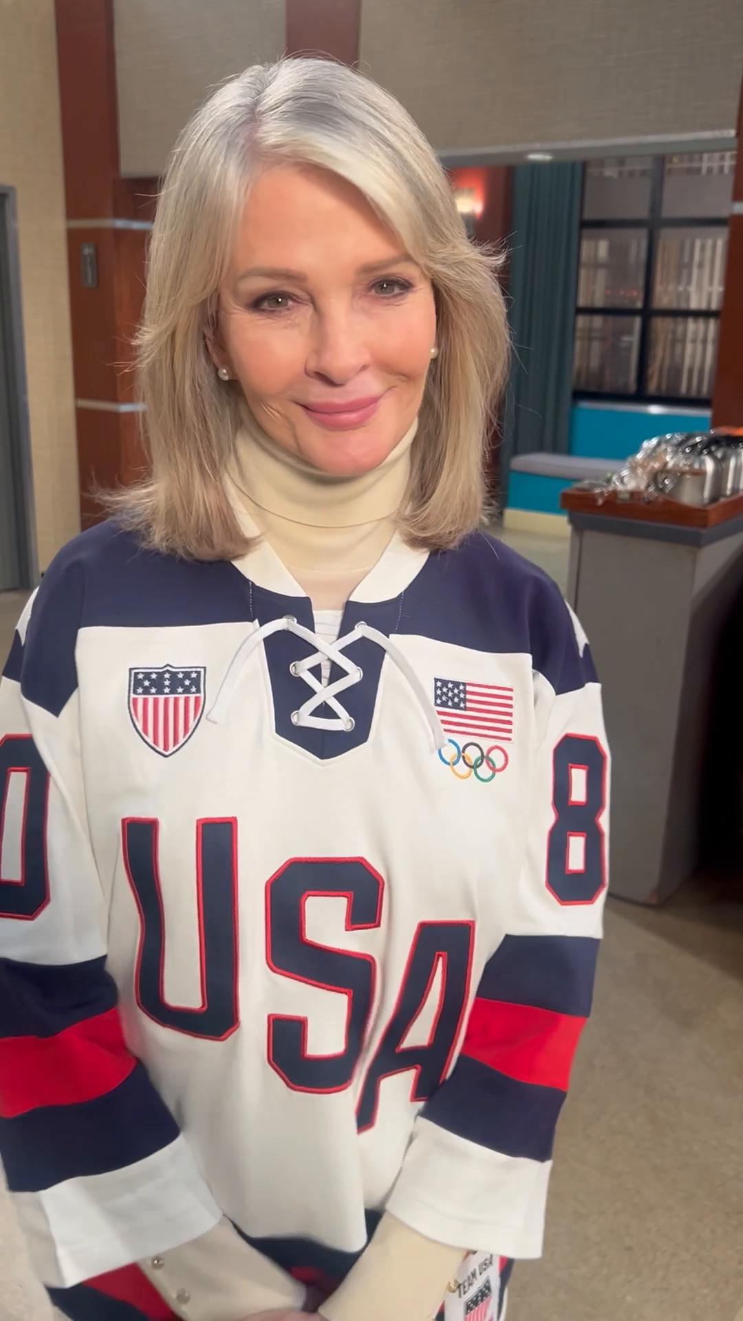 TikTok post by @comcast for Peacock TV. Caption reads: When it comes to Team USA, we’re all on the same....