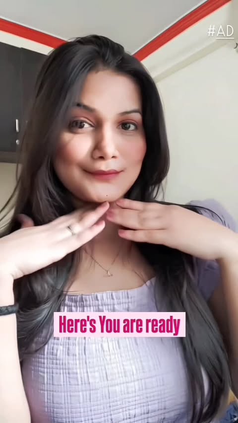 Instagram post by @lets_flaunt26 for Purple. Caption reads: [...] on @mynykaa @myntra @amazondotin @purple #AD....