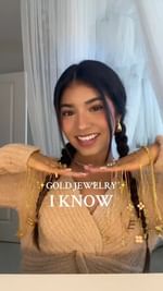 Instagram post by @jaz.is.so.fab for Dorado. Caption reads: yall KNOW I LOVE my @weardorado jewelery!!! My....