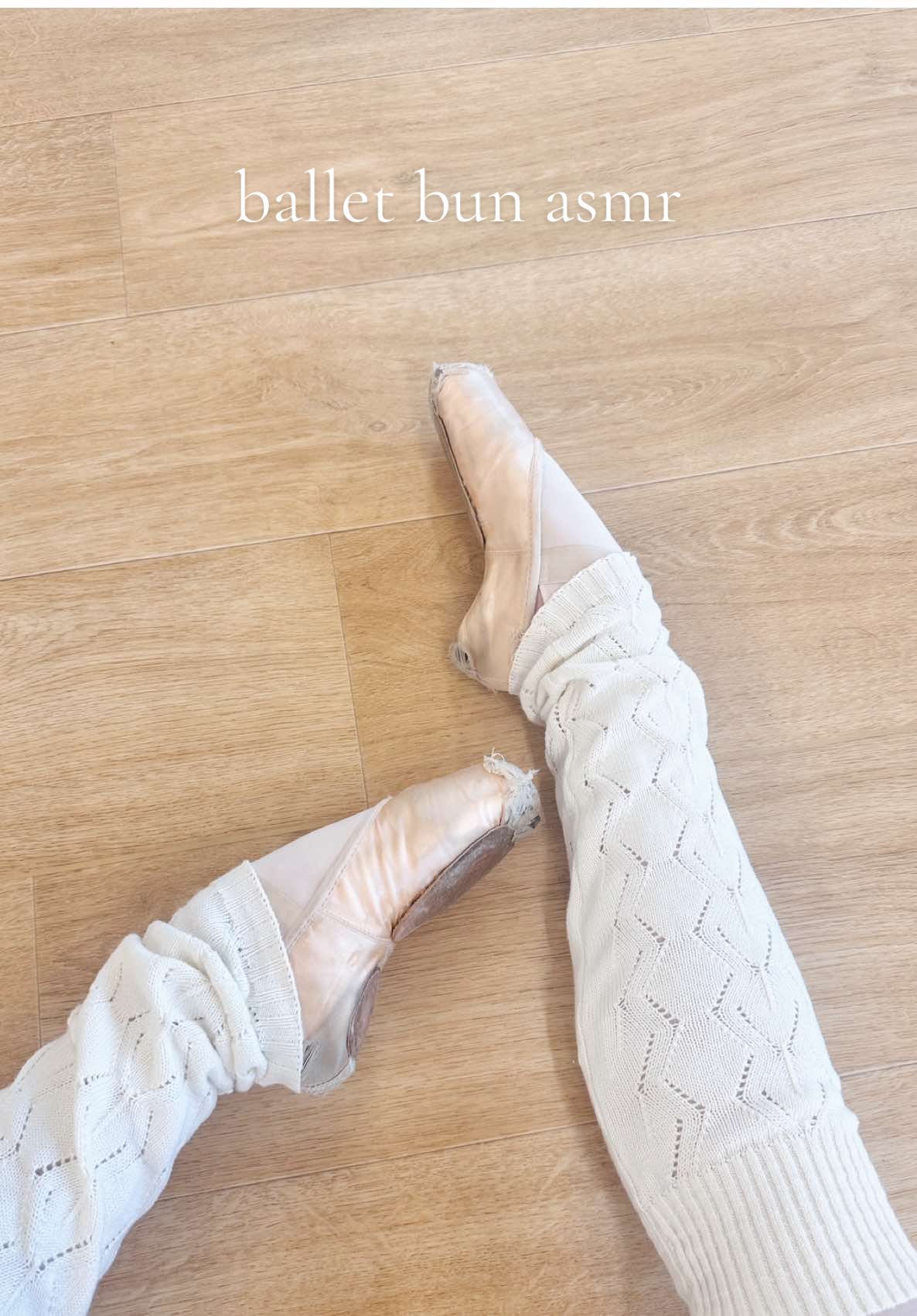 TikTok post by @ballerina.keira for MONDAY Haircare. Caption reads: ballet bun asmr with @mondayhaircare 🤍 - products....