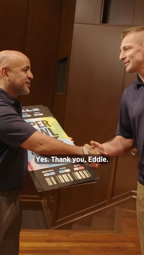 Instagram post by @gronk for USAA. Caption reads: [...] to #SBLX in San Francisco thanks to @USAA....