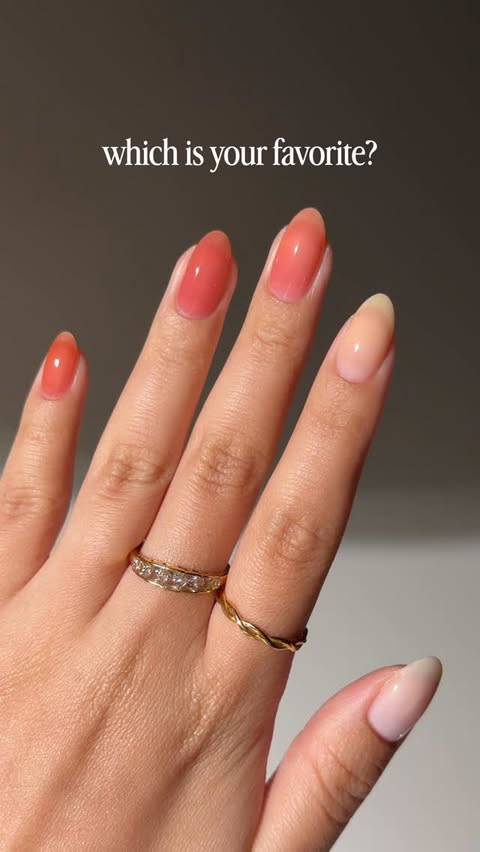Instagram post by @bycheznails for ohora. Caption reads: [...] can wear 5 🤭💕 which is your favorite....