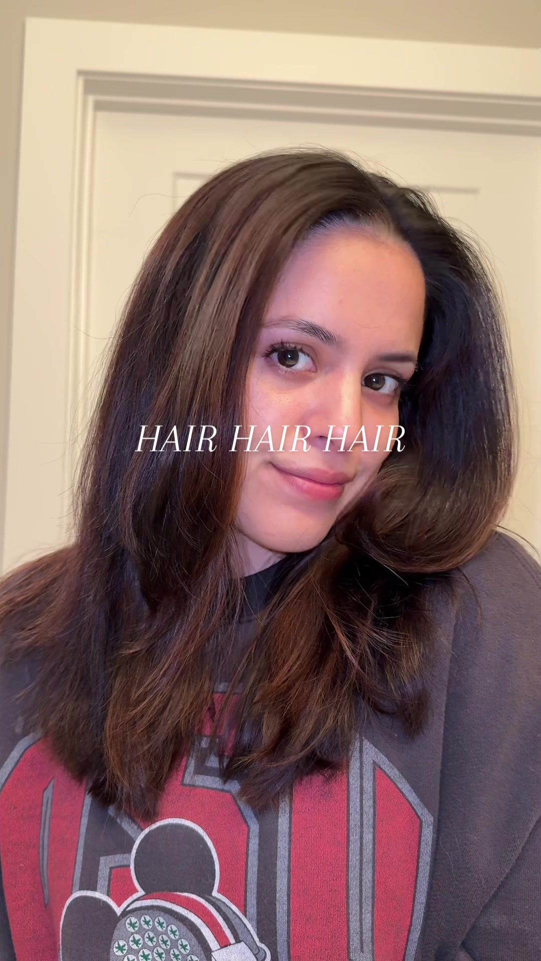 TikTok post by @more_maria for Aussie Hair. Caption reads: [...] says it’s going to do! @influenster @Aussie....