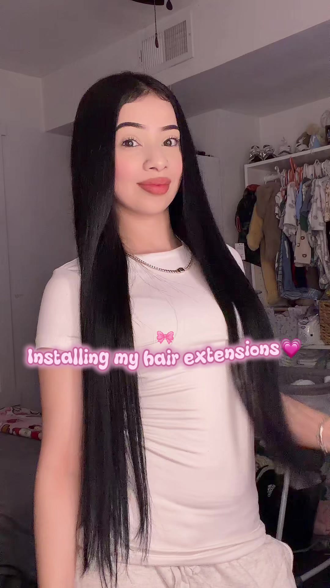 TikTok post by @xoo.ashleyy for Dooreshair. Caption reads: My fave extensions ever 😍🌟 - @dooreshairofficial....