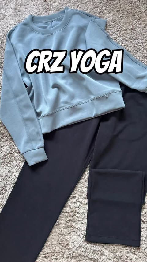 Instagram post by @den.ic.life for CRZ YOGA. Caption reads: [...] everyday wear. Butterlift collection by....