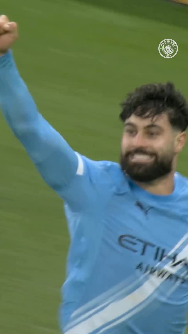 Instagram post by @josko_gvardiol for Manchester City. Caption reads: Doubling our lead 🤩.