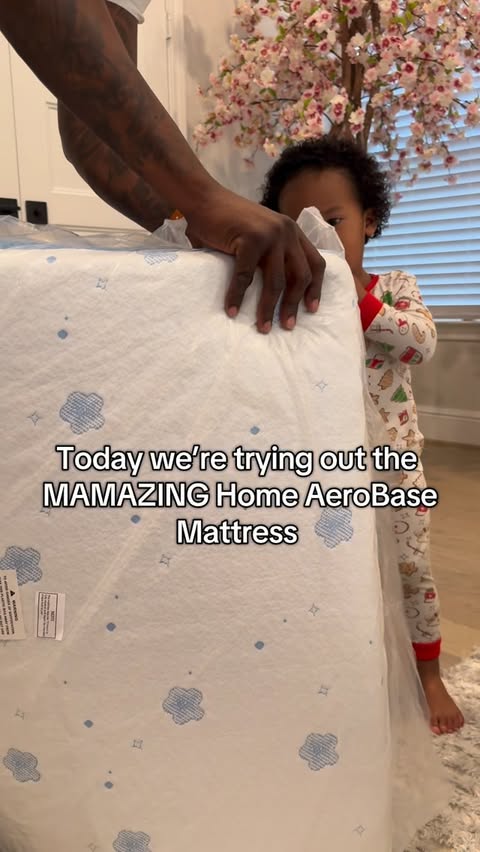 Instagram post by @officialwinstonfamily for Mamazing. Caption reads: So excited to share the Mamazing Aerobase baby....