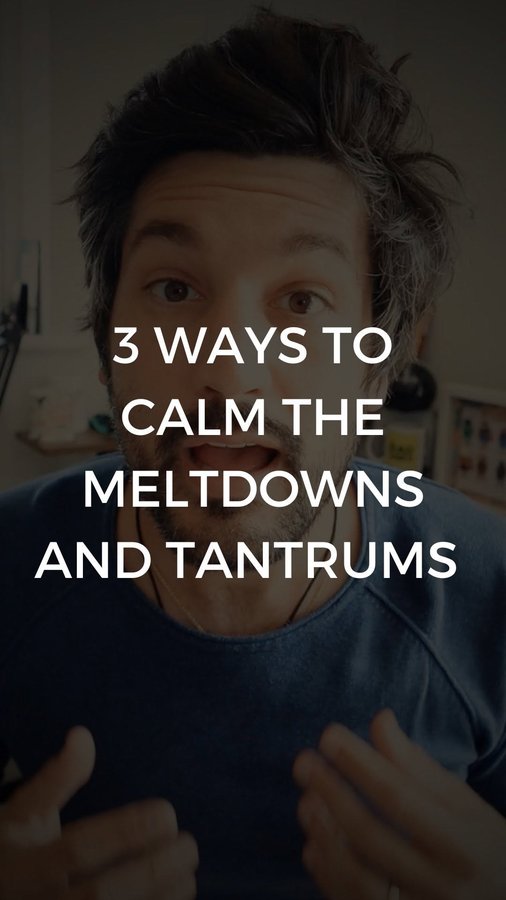 Instagram post by @the.dad.vibes for babyganics. Caption reads: 😬 Our little ones experience big emotions,....