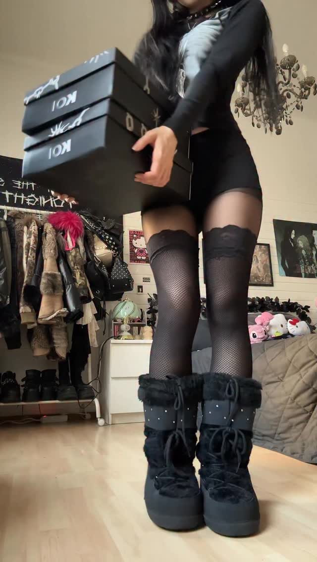 Instagram post by @evameganosova for Koi Footwear. Caption reads: @koifootwear | advertisement 
.
.
.
#koifootwear....