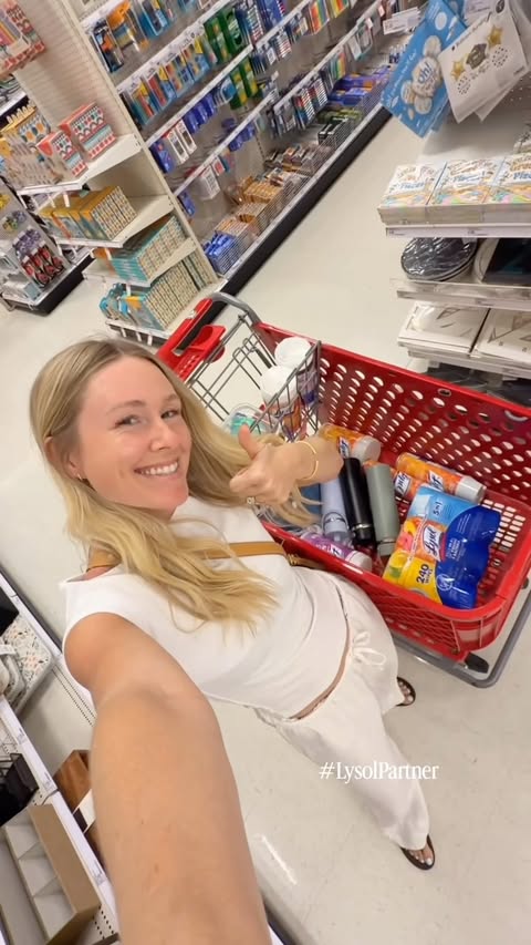 Instagram post by @kerenswan for Lysol. Caption reads: #LysolPartner Ready for back to school but not....
