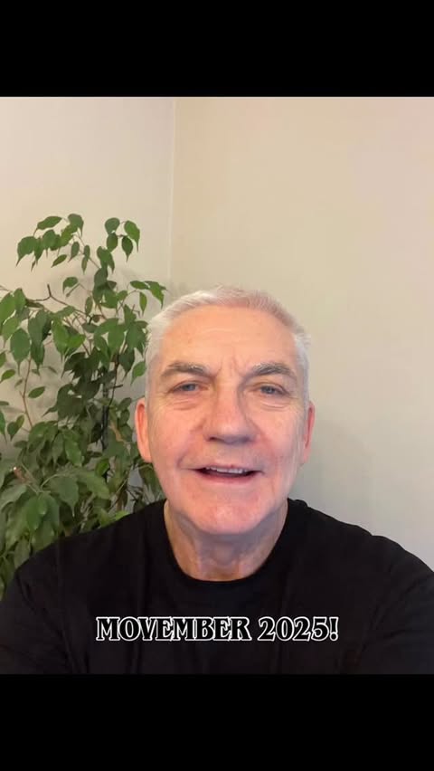 Instagram post by @paudie.moloney for Movember. Caption reads: And that’s a wrap! Movember 2025: mission....