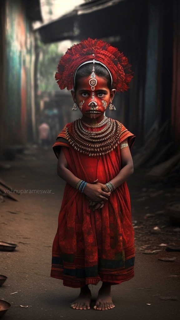 Instagram post by @vishnuparameswar_ for OpenSea. Caption reads: Children in different culture . .....