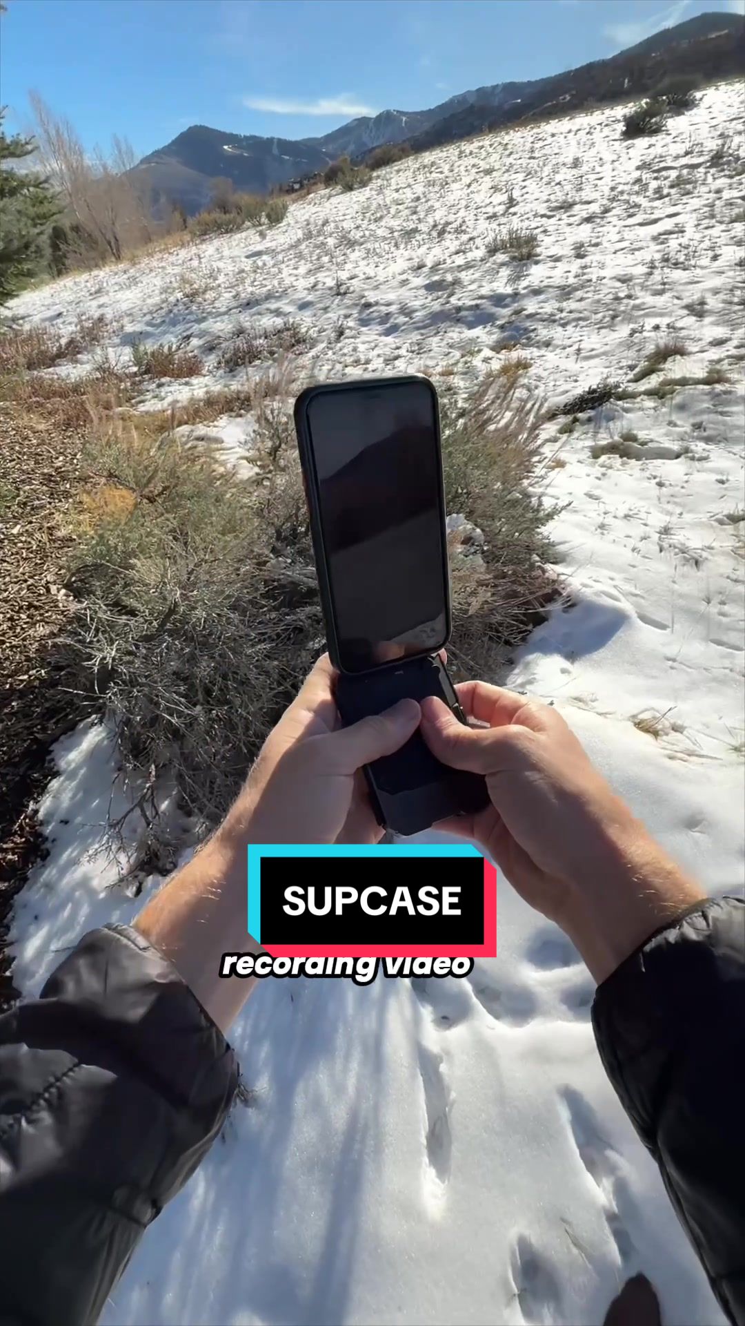TikTok post by @worldpins for Supcase. Caption reads: This Magnetic Wallet by @Supcase US is a great way....