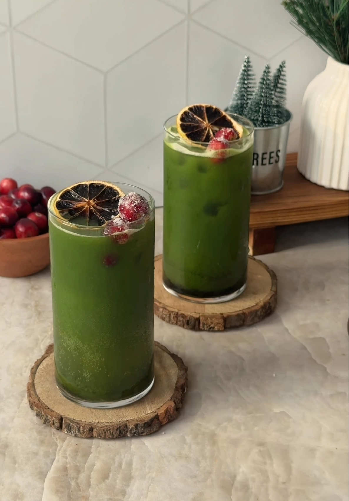 TikTok post by @milkteamali for Torani. Caption reads: [...] and a little woodsy made with @Torani new....