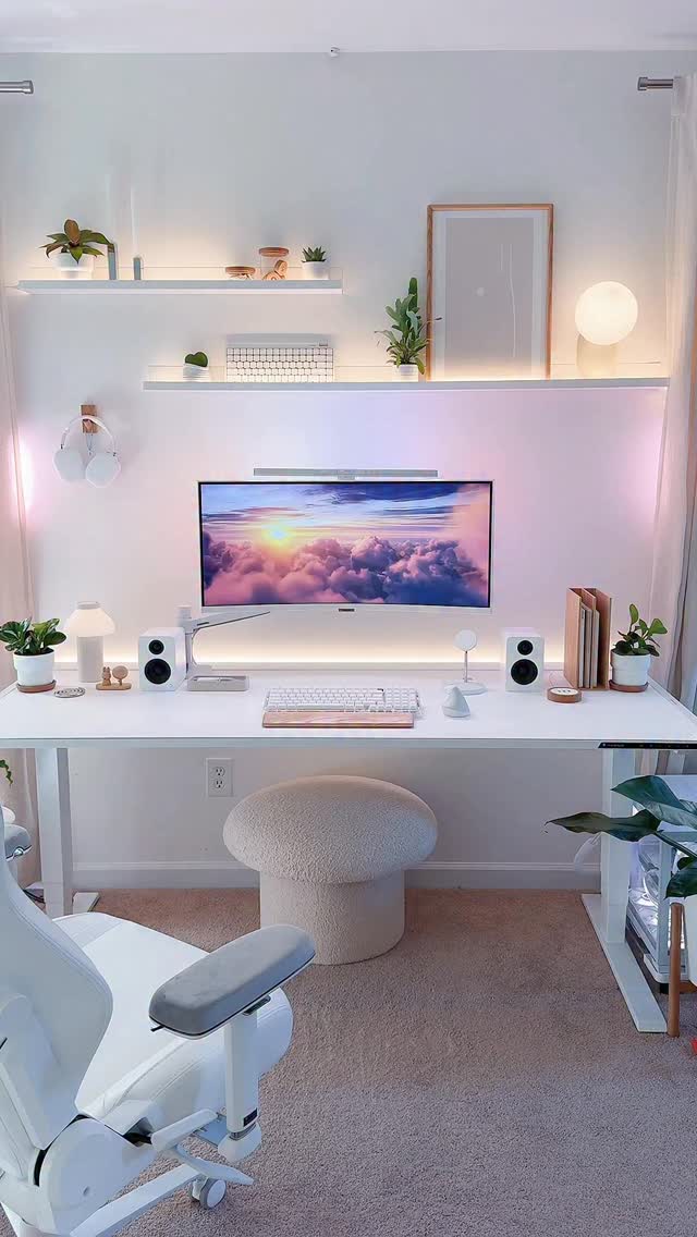 Instagram post by @crossingani_ for Secretlab. Caption reads: ad - I just upgraded my desk to the new MAGNUS Pro....