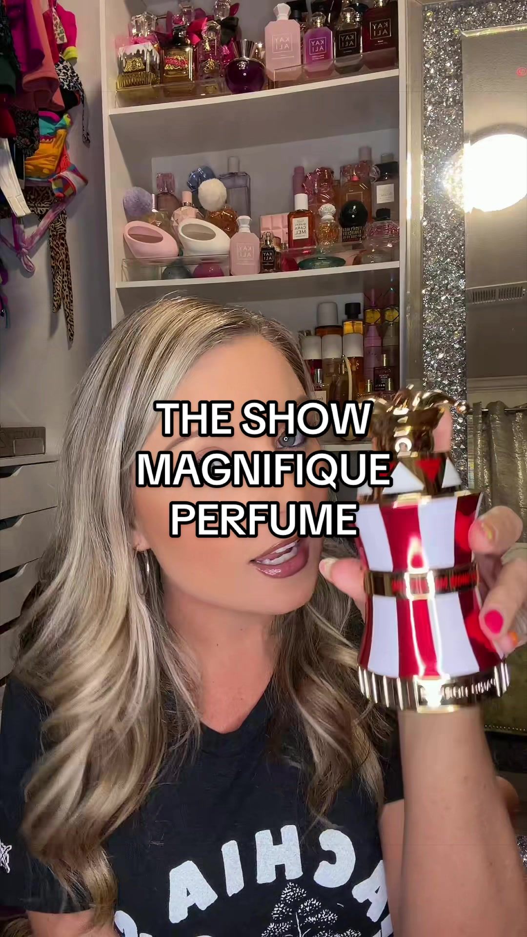 TikTok post by @mckaylalucas1 for Intense Oud. Caption reads: [...] #fragrancetok #perfumetiktok #perfume....