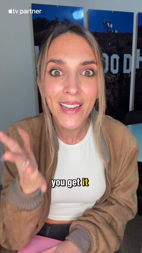 Instagram post by @roxystriar for Apple TV. Caption reads: What a year(book) Apple TV has had!! 🍎....