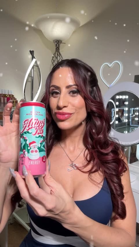 Instagram post by @makeupbysharonjoy for Alani Nu. Caption reads: It’s Sippin Season with @alaninutrition and guess....