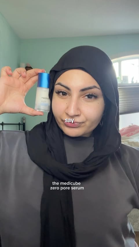 Instagram post by @zahraaeelm for LEWKIN. Caption reads: [...] in my skincare routine!! *gifted by....