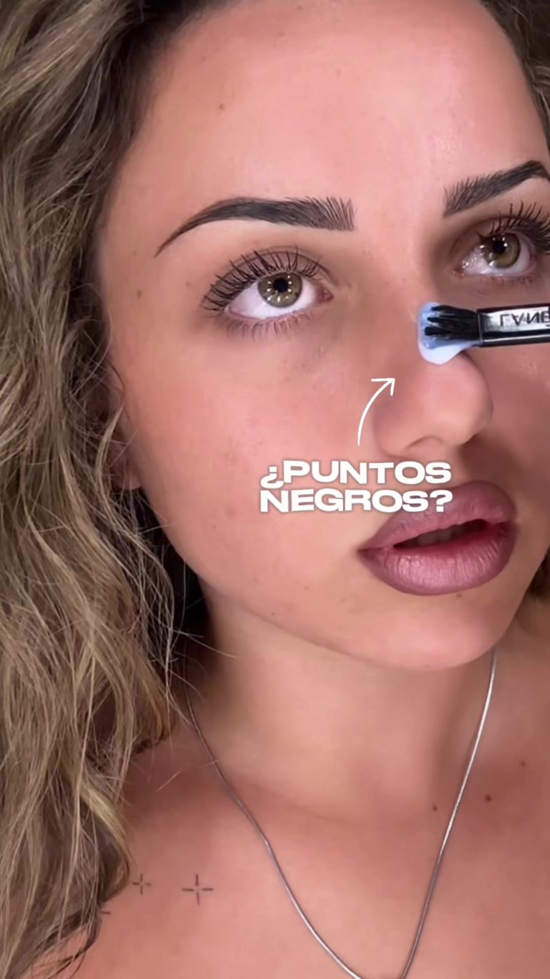 TikTok post by @albavaqueriza for Lanbena. Caption reads: gracias gracias 💚 @lanbena.beauty (publi)....